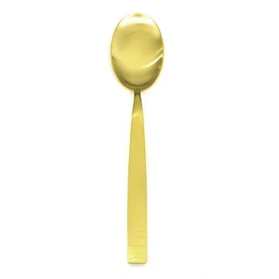 Mepra Tigre Serving Spoon - 24 Pieces In Ice Gold