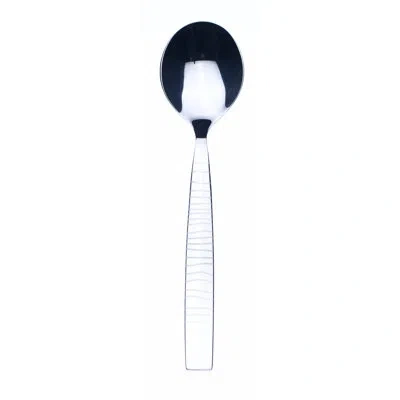 Mepra Tigre Soup Spoon - 24 Pieces In Silver