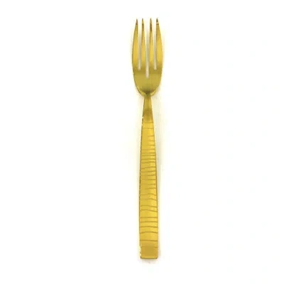 Mepra Tigre Table Fish Fork - 48 Pieces In Oro