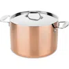 Mepra Toscana Deep Pot With Lid In Brown
