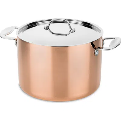 Mepra Toscana Deep Pot With Lid In Gold