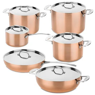 Mepra Toscana Kitchen Set - 12 Pieces - Copper