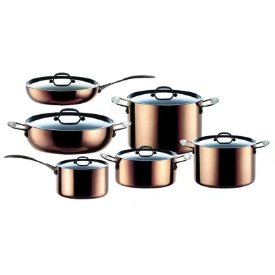 Mepra Toscana Kitchen Set With Gift Box - 12 Pieces - Copper