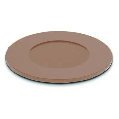 Mepra Tre Charger Plate - 6 Pieces In Walnut