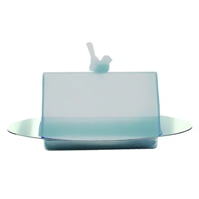 Mepra Tredicesima  Butter Dish In Light Blue