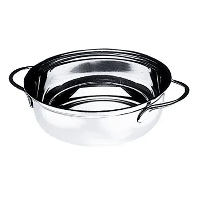 Mepra Vegetable Bowl Without Lid, D: 8-5/8" C: 84-1/2 Oz. In Silver