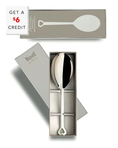 Mepra Vegetable Spoon With $6 Credit In Silver