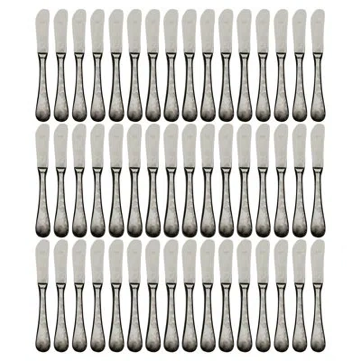 Mepra Venere Butter Knife - 48 Pieces - Ice In Silver