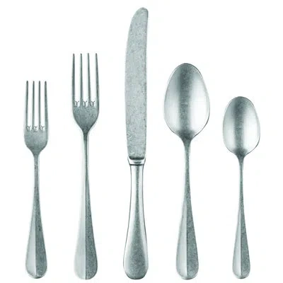 Mepra Venere Flatware Set - 5 Pieces - Ice Gold In Silver