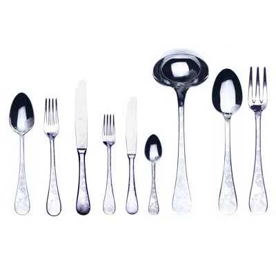 Mepra Venere Flatware Set - 75 Pieces In Silver