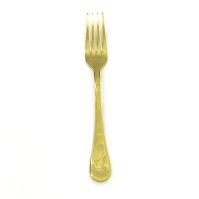 Mepra Venere Salad / Dessert Fork In Ice Gold