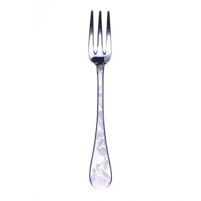 Mepra Venere Serving Fork - 12 Pieces In Silver