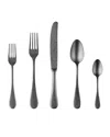 Mepra Vintage Champagne 5-piece Flatware Setting In Black 2