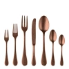 Mepra Vintage Pewter Flatware Set In Brown
