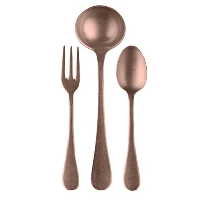 Mepra Vintage Serving Set In Brown