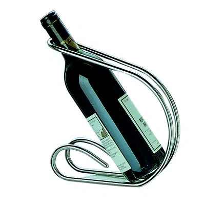 Mepra Wine Bottle Rack 7.5" In Silver