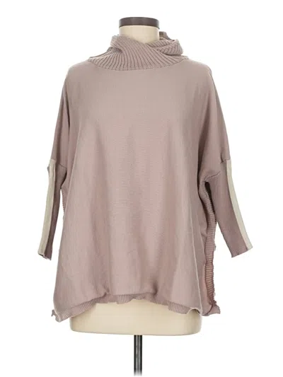 Pre-owned Mer Sea & Co Poncho In Brown