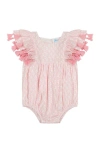 Mer St. Barth Anna Baby Romper Rose Stripe