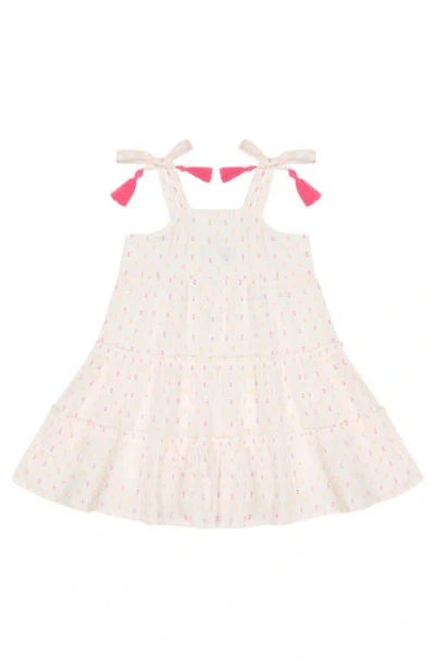 Mer St. Barth Kids'  Bella Girl's Shoulder Tie Sundress In White