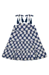 Mer St. Barth Bella Girl's Sundress In Blue
