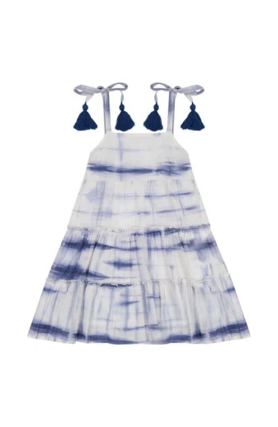 Mer St. Barth Kids'  Bella Sundress In Blue
