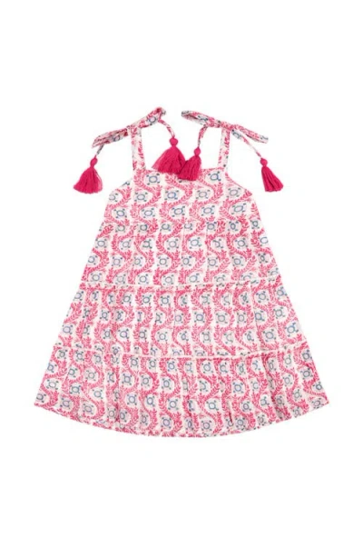 Mer St. Barth Kids'  Bella Sundress In Pink