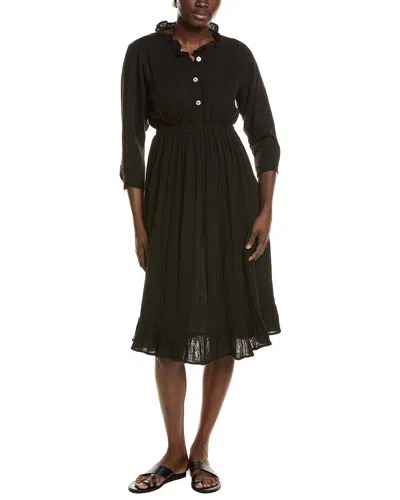 Mer St. Barth Brigitte Shirtdress In Black
