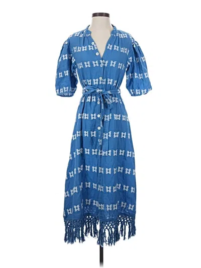 Pre-owned Mer St. Barth Casual Dress In Blue