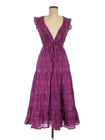Pre-owned Mer St. Barth Cocktail Dress In Purple