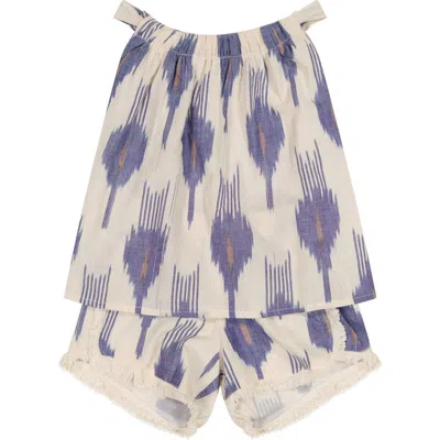 Mer St. Barth Kids'  Colette 2 Piece Set In White