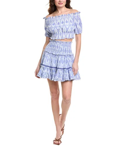 MER ST. BARTH CROP TOP T-SHIRT & MINI SKIRT