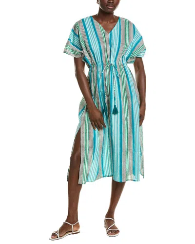 Mer St. Barth Delphine Kaftan In Blue
