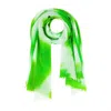 Mer St. Barth Dip Dye Saline Pareo Shawl In Chartreuse Green In Green
