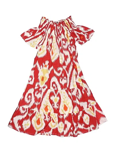 Pre-owned Mer St. Barth Kids' Dress In Red