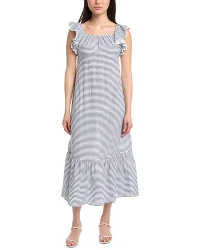 Mer St. Barth Eva Ruffle Sundress In Blue