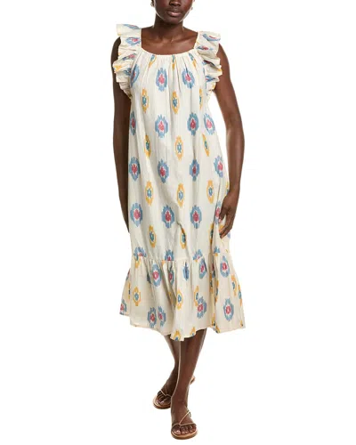 Mer St. Barth Eva Ruffle Sundress In Blue