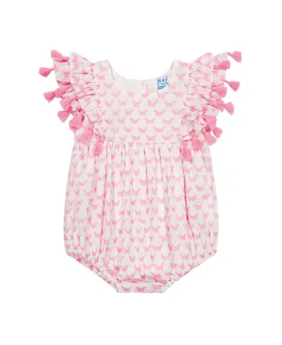 Mer St. Barth Girls' Anna Romper - Baby In Pink