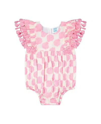 Mer St. Barth Kids' Girls' Anna Romper - Baby In Pink