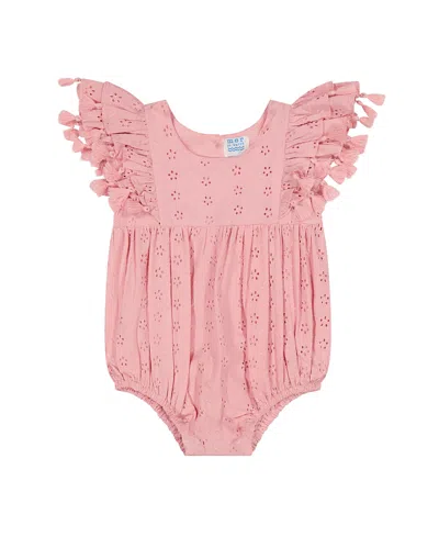 Mer St. Barth Girls' Anna Romper - Baby In Pink