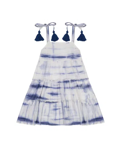 Mer St. Barth Kids'  Bella Sundress In Blue