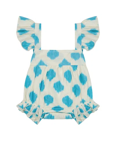 Mer St. Barth Kids' Girls' Chloe Romper - Baby In Blue