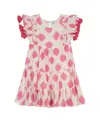 Mer St. Barth Girls' Ikat Sophie Tassel Dress - Little Kid, Big Kid In Pink