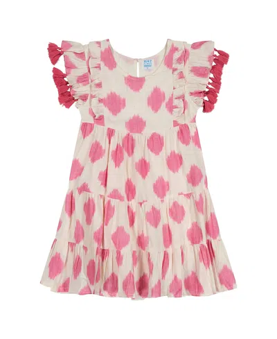 MER ST. BARTH GIRLS' IKAT SOPHIE TASSEL DRESS - LITTLE KID, BIG KID