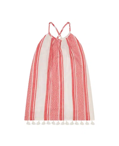 Mer St. Barth Girls' Mini Chantal Dress - Little Kid In Pink