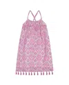 Mer St. Barth Mini Chantal Girl's Sundress Pink Paisley