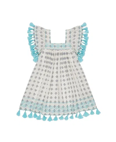 Mer St. Barth Girls' Serena Dress - Little Kid, Big Kid In White