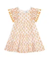Mer St. Barth Girls' Sophie Tassel Dress - Little Kid, Big Kid In Yellow