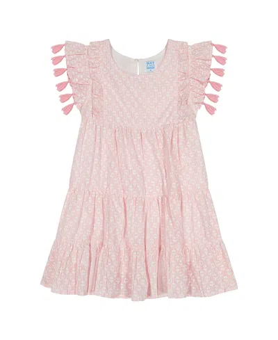 MER ST. BARTH GIRLS' STRIPE SOPHIE TASSEL DRESS - LITTLE KID, BIG KID