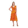 Mer St. Barth Giselle Maxi Dress In Sunset Ikat