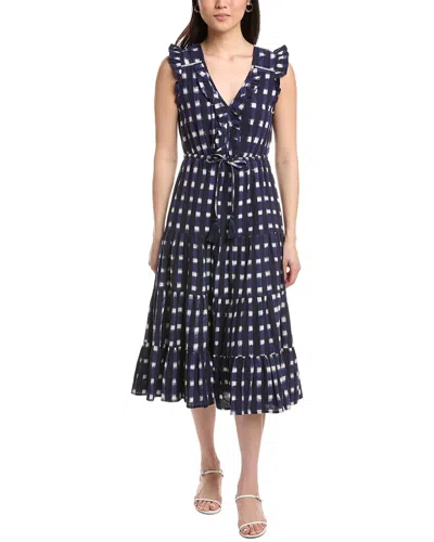 Mer St. Barth Giselle Midi Dress In Blue